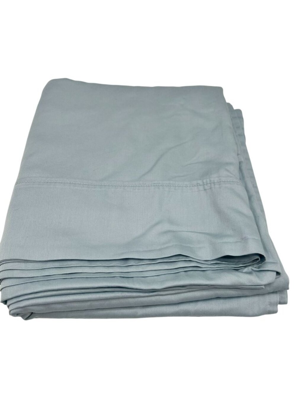 California Design Den RV Queen 100% Cotton Classic Flat Sheet Solid Blue Bedding